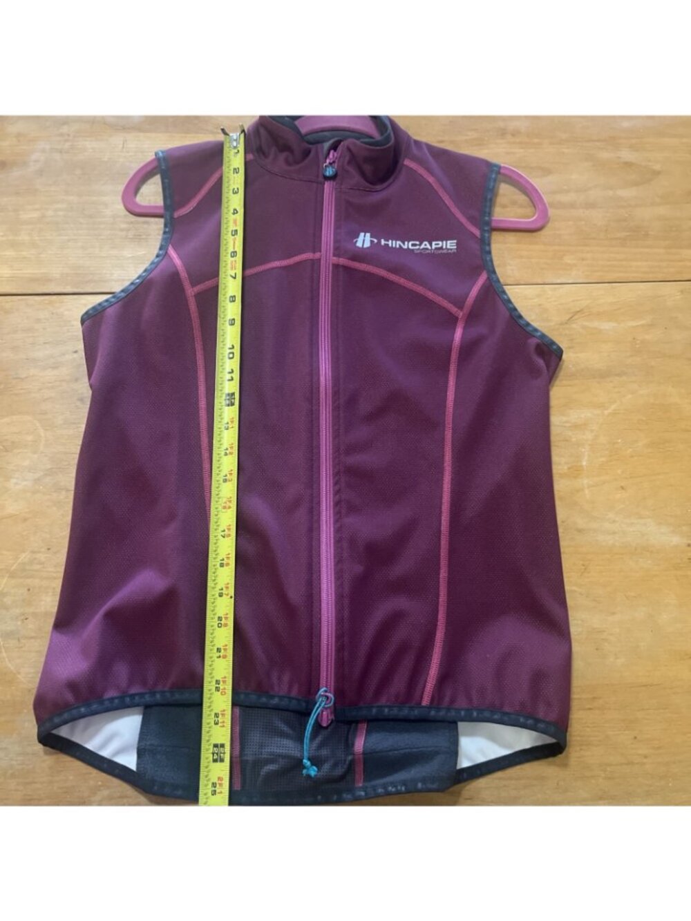Hincapi Sportswear Women’s ENCOUNTER WINDSHELL MULBERRY Cycling VEST Sz L - Picture 7 of 9